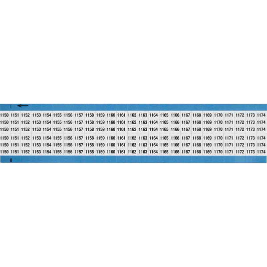 Wire Marker .75in H x 0.36in W 1150-1174