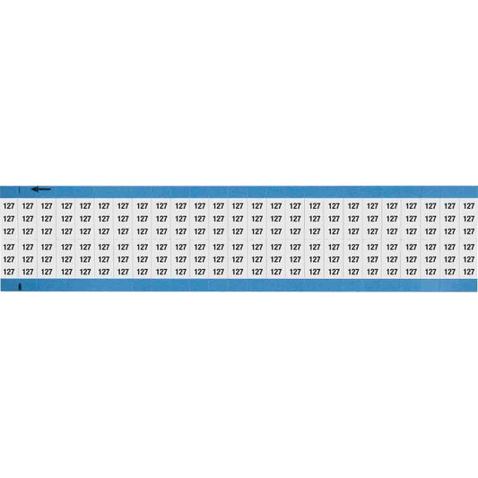 Wire Marker 0.75in H x 0.36in W, 127