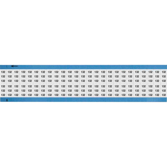 Wire Marker 0.75in H x 0.36in W, 132