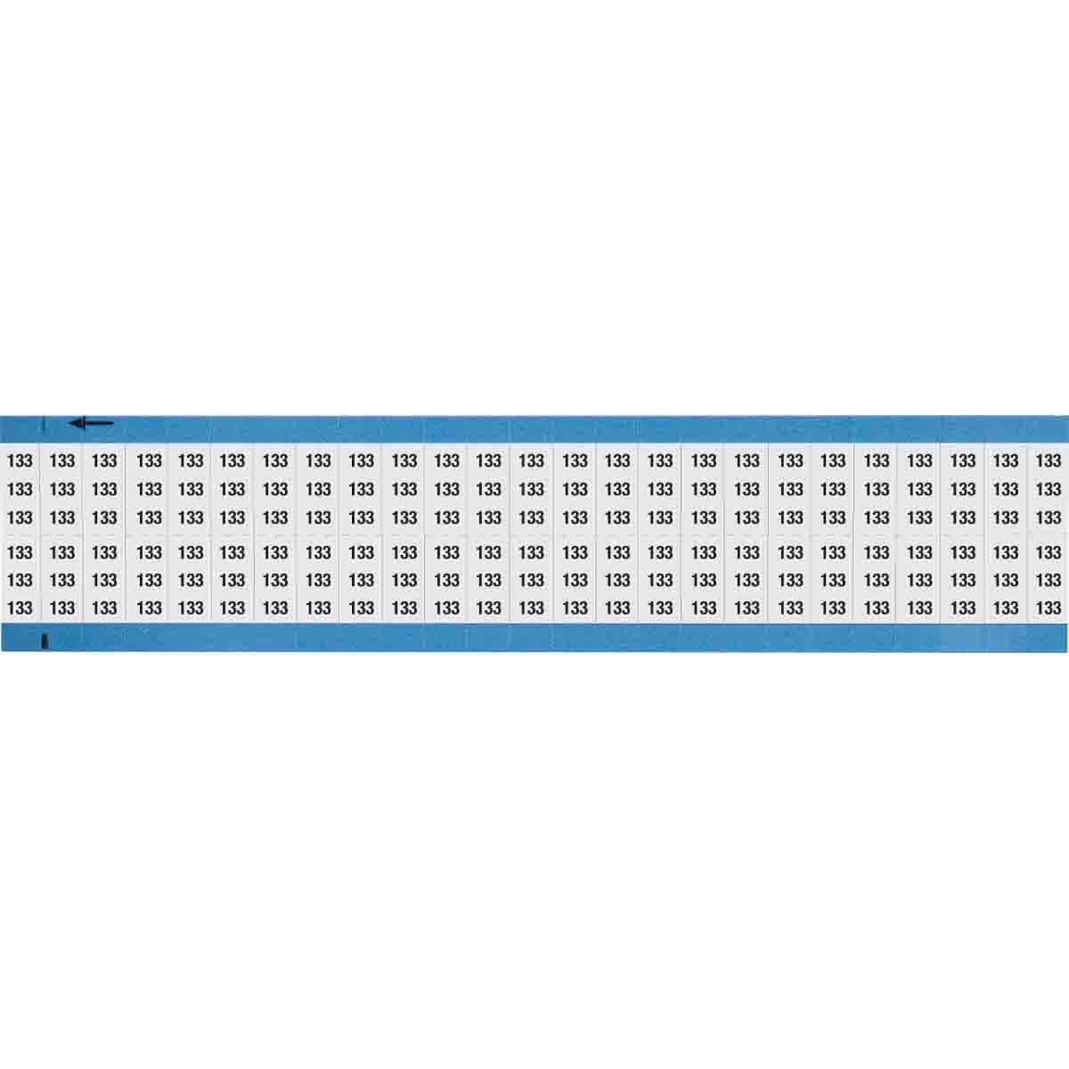 Wire Marker 0.75in H x 0.36in W, 133