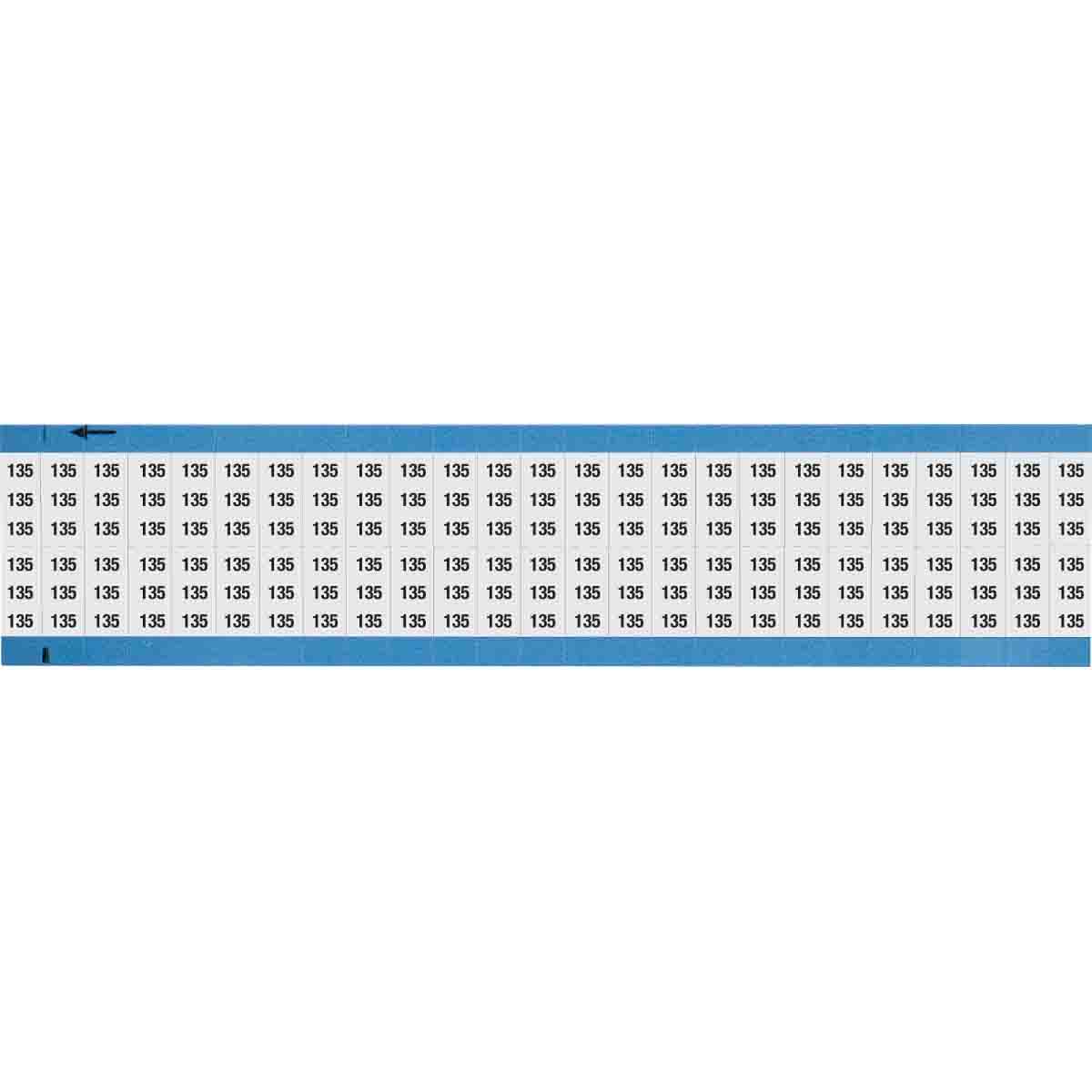 Wire Marker 0.75in H x 0.36in W, 135