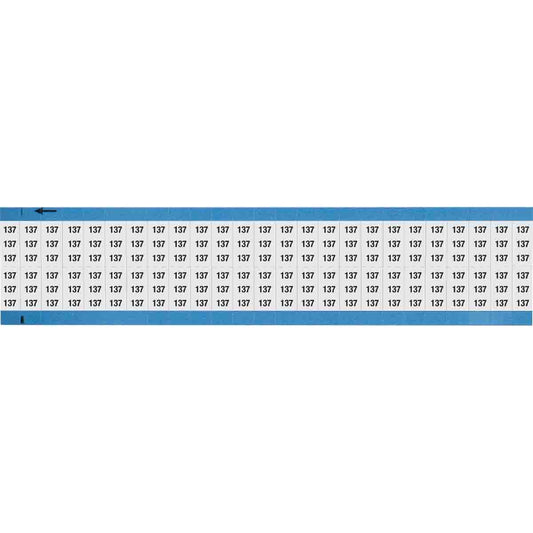 Wire Marker 0.75in H x 0.36in W, 137