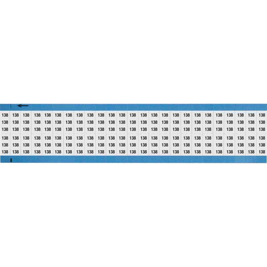 Wire Marker 0.75in H x 0.36in W, 138