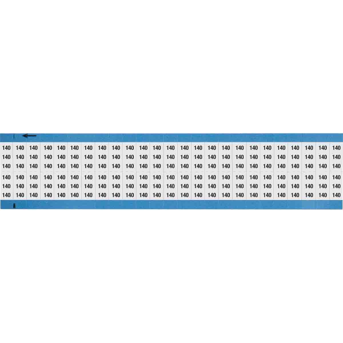 Wire Marker 0.75in H x 0.36in W, 140