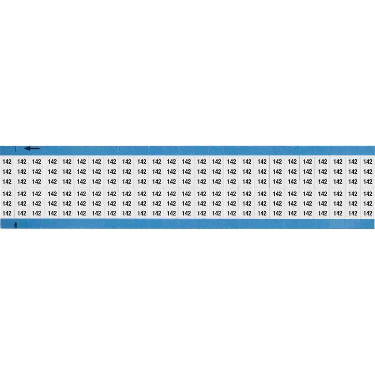 Wire Marker 0.75in H x 0.36in W, 142