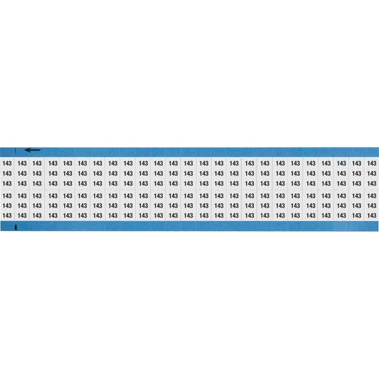 Wire Marker 0.75in H x 0.36in W, 143