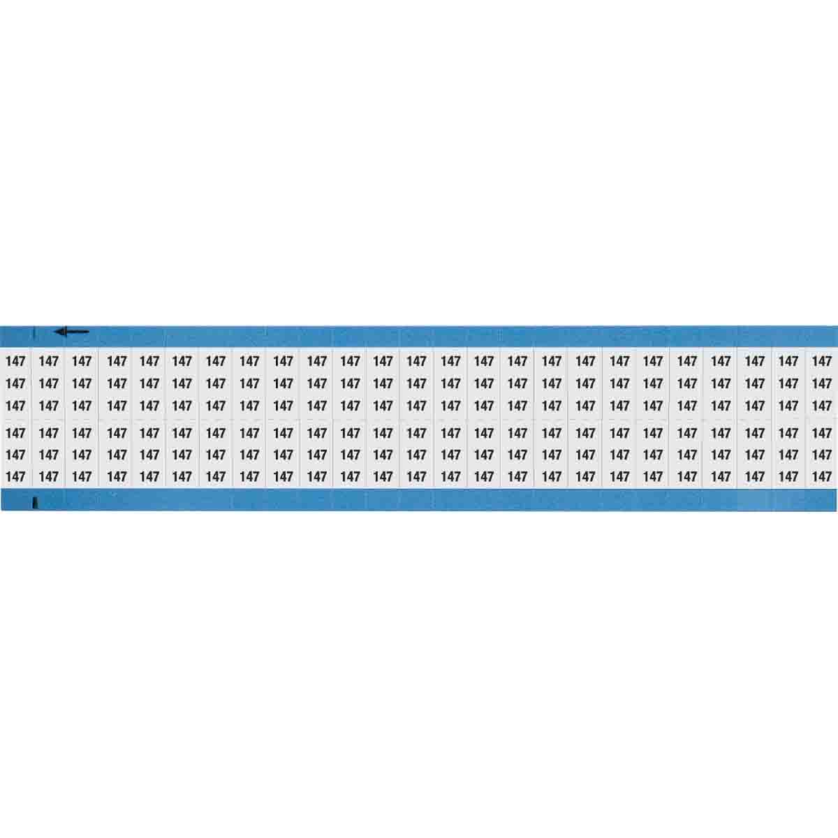 Wire Marker 0.75in H x 0.36in W, 147