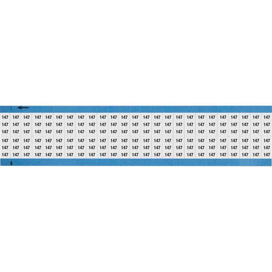 Wire Marker 0.75in H x 0.36in W, 147