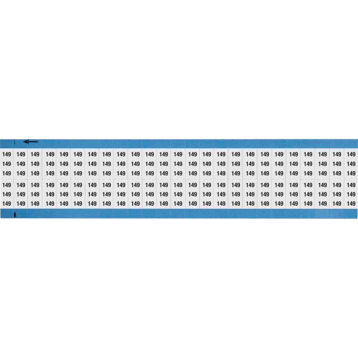 Wire Marker 0.75in H x 0.36in W, 149