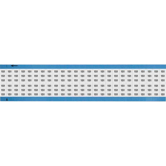 Wire Marker 0.75in H x 0.36in W, 151