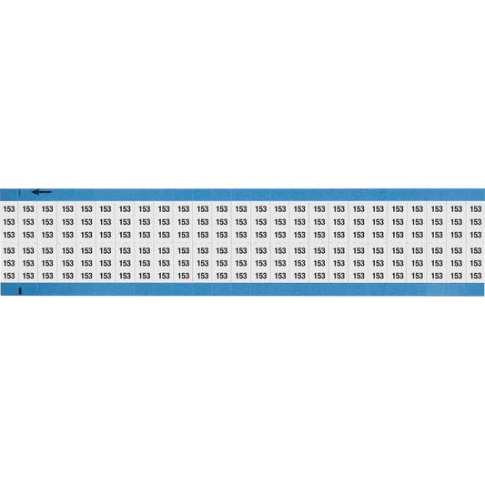 Wire Marker 0.75in H x 0.36in W, 153