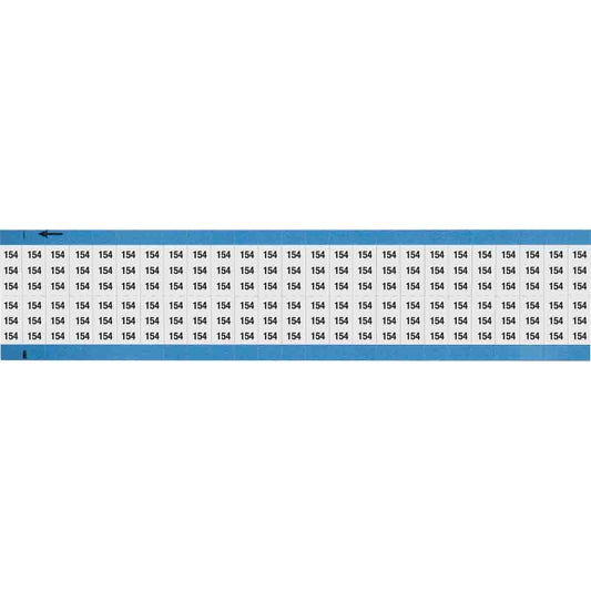 Wire Marker 0.75in H x 0.36in W, 154