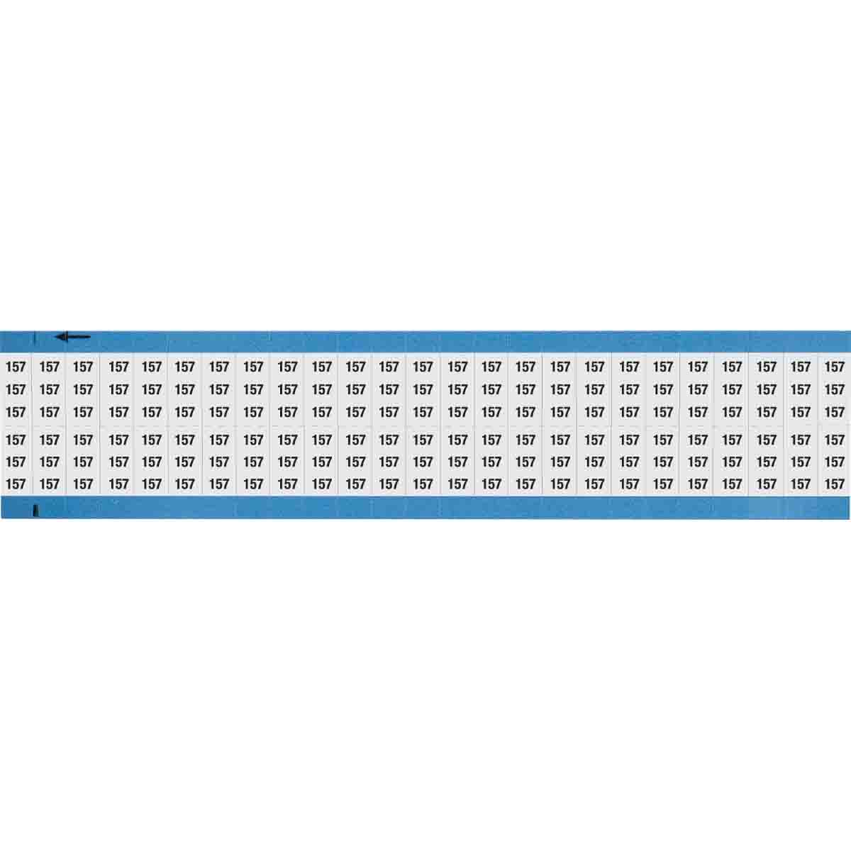 Wire Marker 0.75in H x 0.36in W, 157