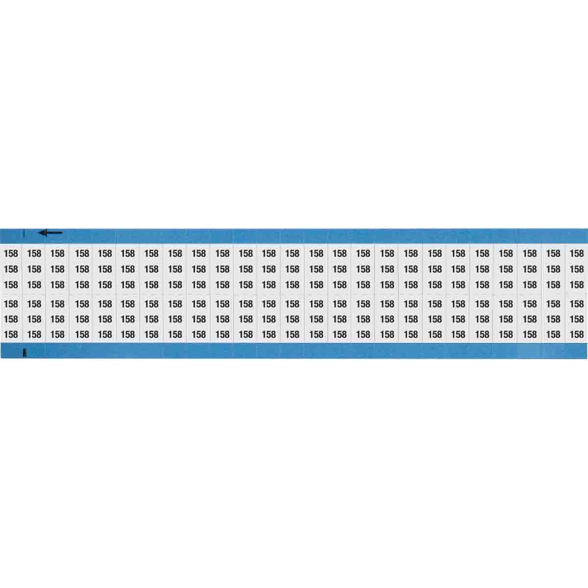 Wire Marker 0.75in H x 0.36in W, 158