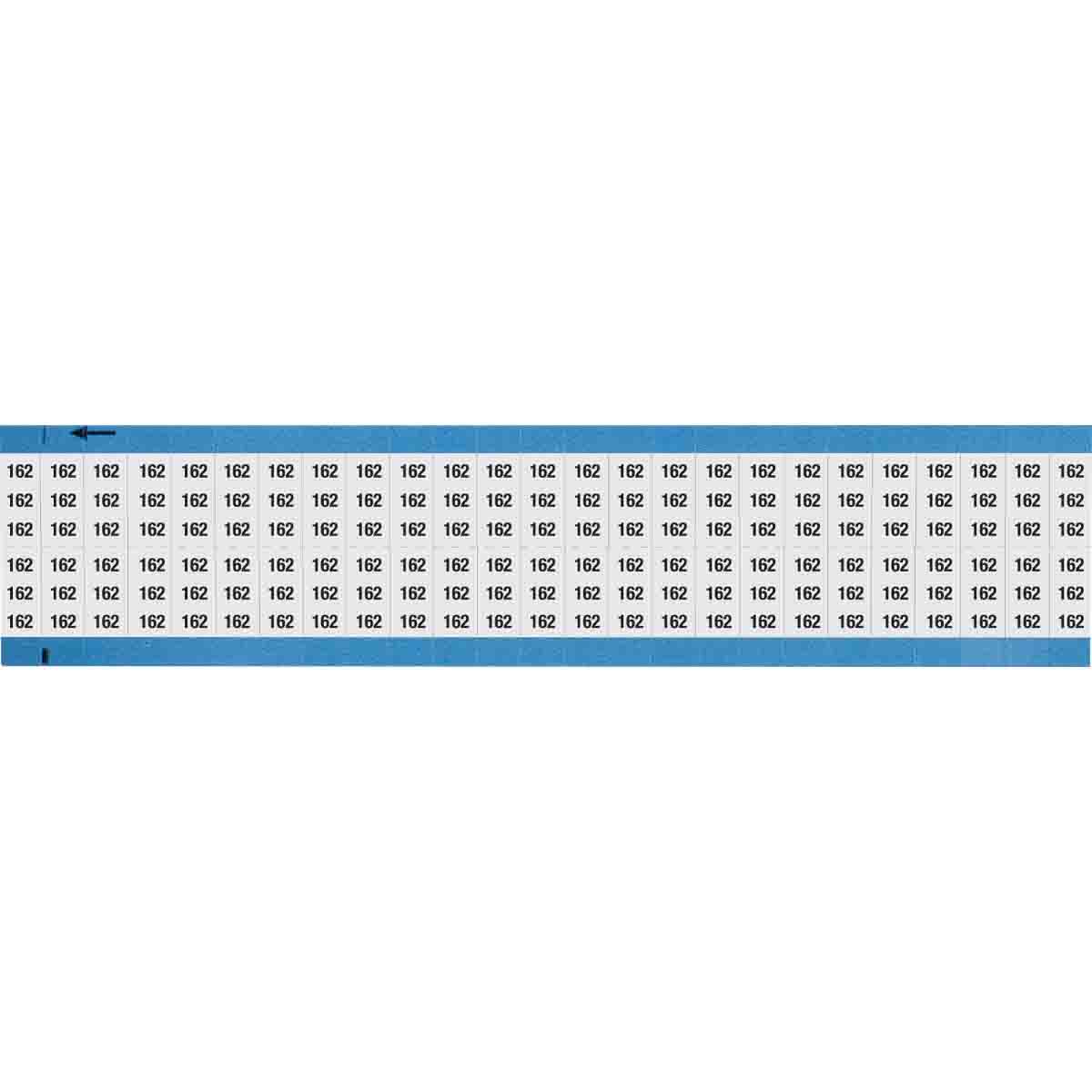 Wire Marker 0.75in H x 0.36in W, 162