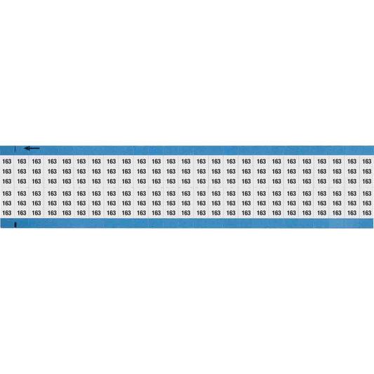 Wire Marker 0.75in H x 0.36in W, 163