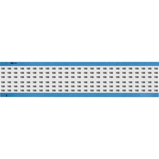 Wire Marker 0.75in H x 0.36in W, 166