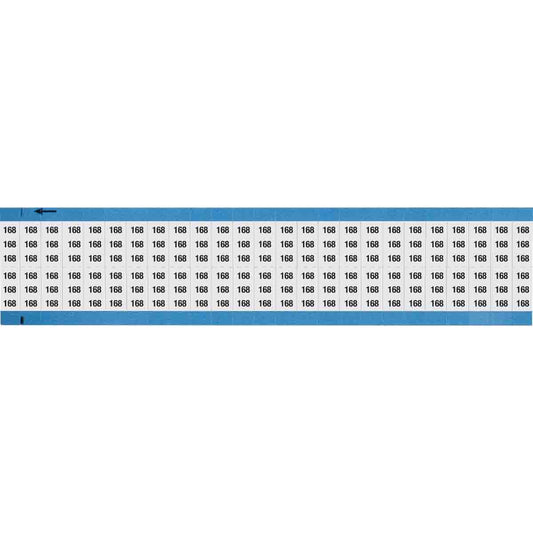 Wire Marker 0.75in H x 0.36in W, 168