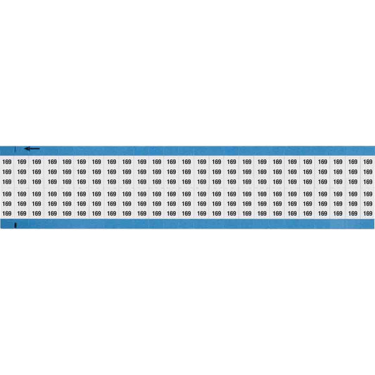 Wire Marker 0.75in H x 0.36in W, 169