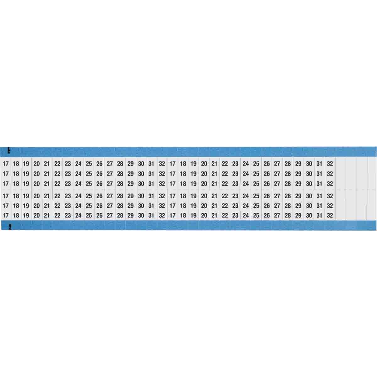 Wire Marker 0.75in H x 0.27in W, 17-32