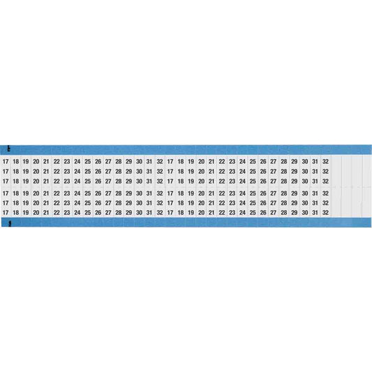 Wire Marker 0.75in H x 0.27in W, 17-32