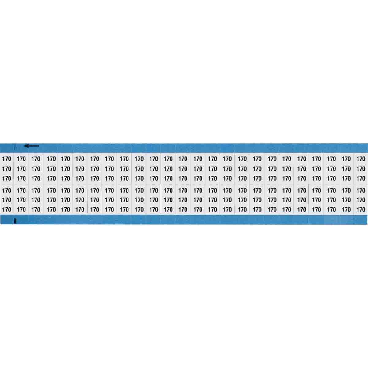 Wire Marker 0.75in H x 0.36in W, 170