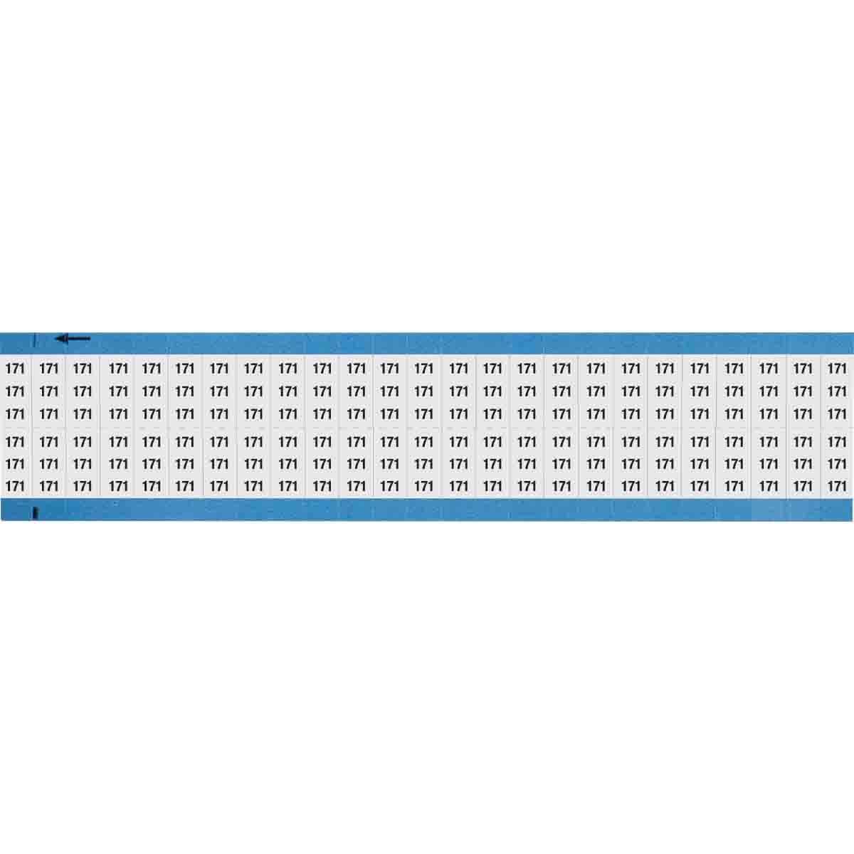 Wire Marker 0.75in H x 0.36in W, 171