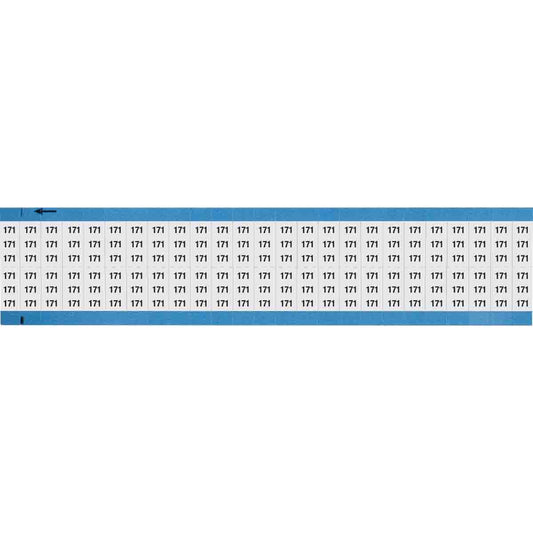 Wire Marker 0.75in H x 0.36in W, 171