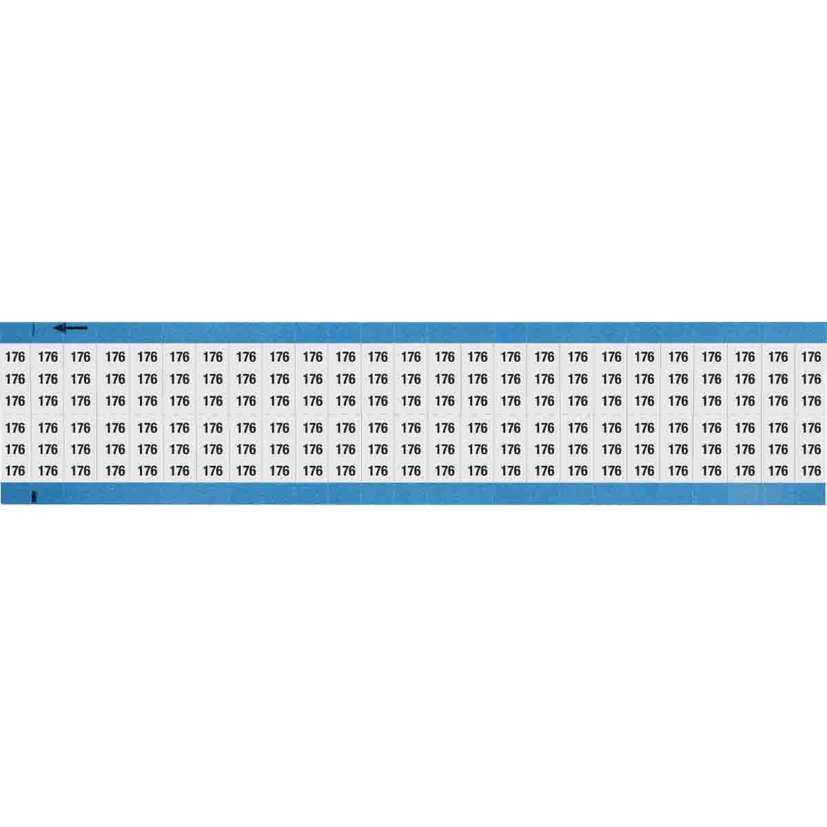 Wire Marker 0.75in H x 0.36in W, 176