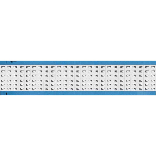 Wire Marker 0.75in H x 0.36in W, 177