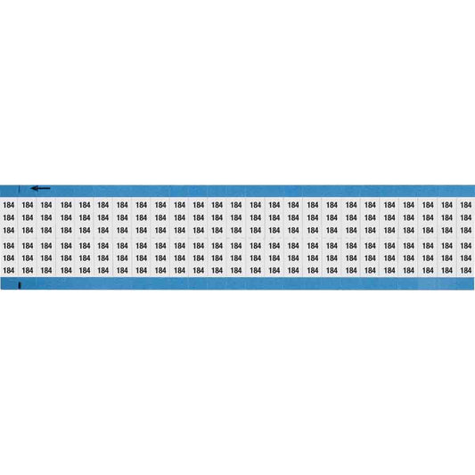 Wire Marker 0.75in H x 0.36in W, 184