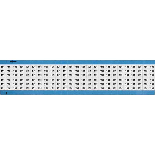 Wire Marker 0.75in H x 0.36in W, 191