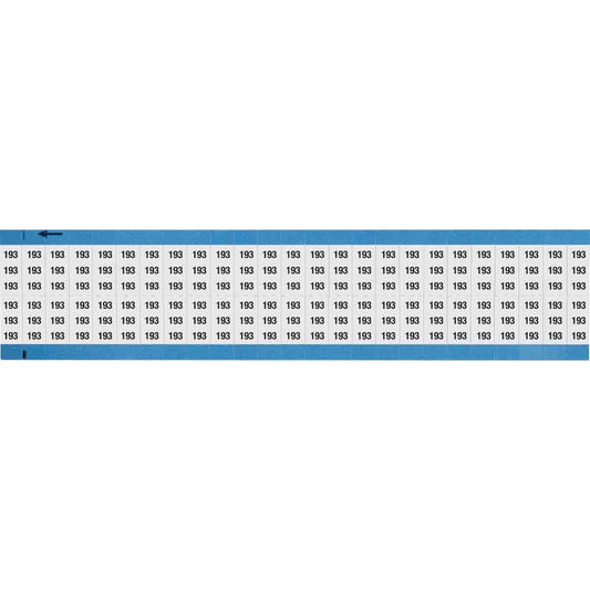 Wire Marker 0.75in H x 0.36in W, 193