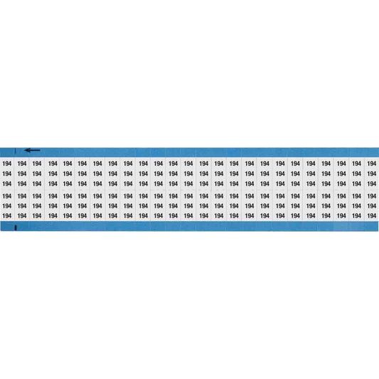 Wire Marker 0.75in H x 0.36in W, 194