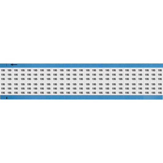 Wire Marker 0.75in H x 0.36in W, 195