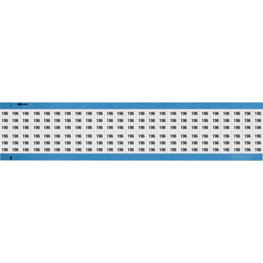 Wire Marker 0.75in H x 0.36in W, 196