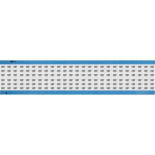 Wire Marker 0.75in H x 0.36in W, 197