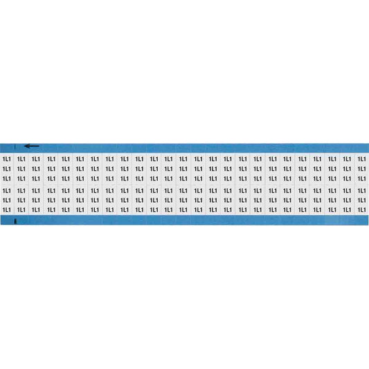 Wire Marker 0.75in H x 0.36in W, 1L1