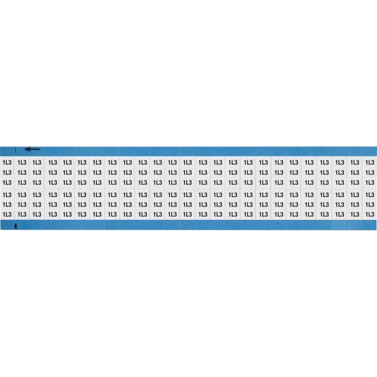 Wire Marker 0.75in H x 0.36in W, 1L3