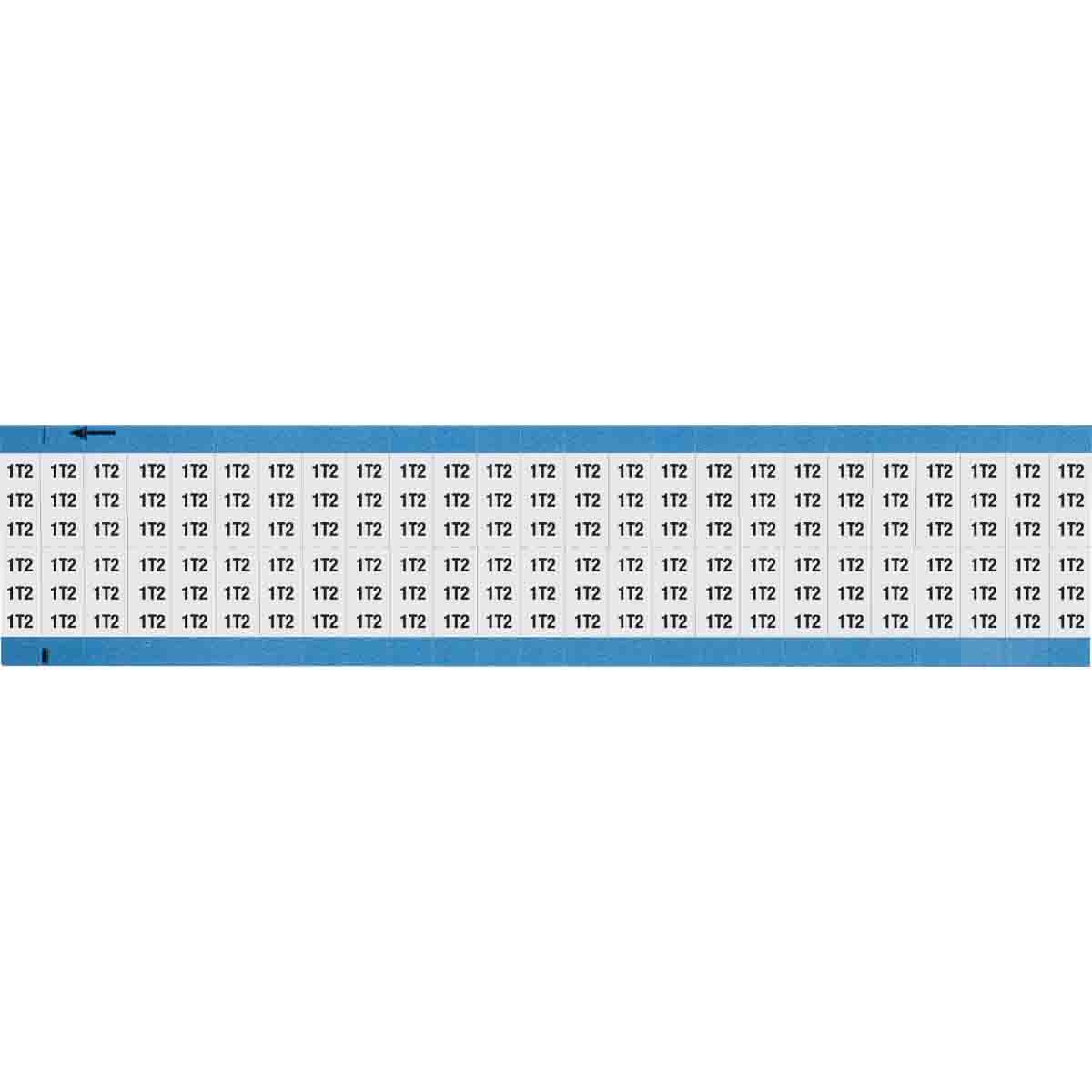 Wire Marker 0.75in H x 0.36in W, 1T2