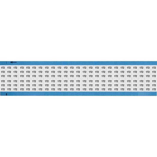 Wire Marker 0.75in H x 0.36in W, 1T2