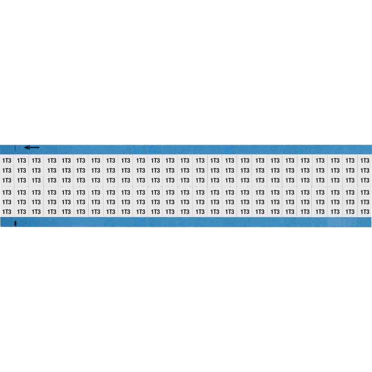 Wire Marker 0.75in H x 0.36in W, 1T3