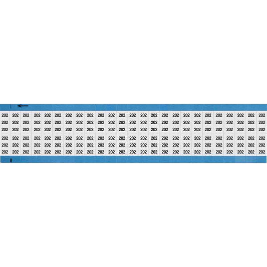 Wire Marker 0.75in H x 0.36in W, 202