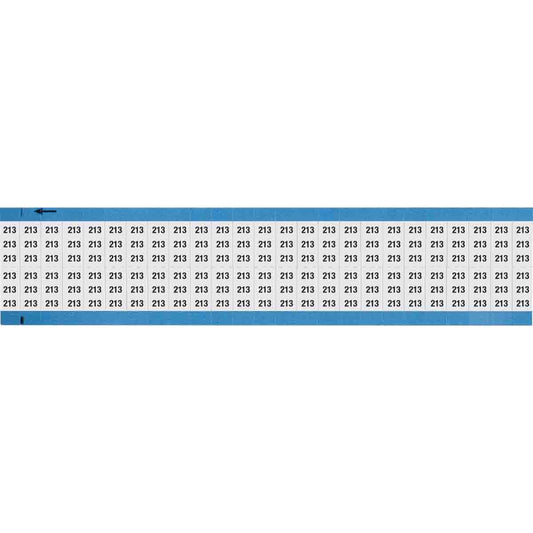 Wire Marker 0.75in H x 0.36in W, 213