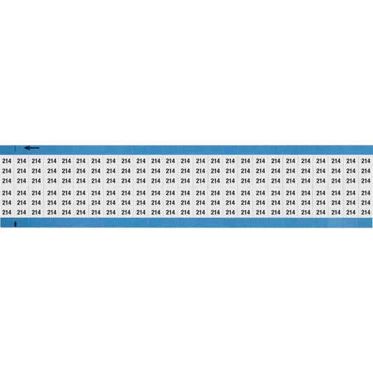 Wire Marker 0.75in H x 0.36in W, 214