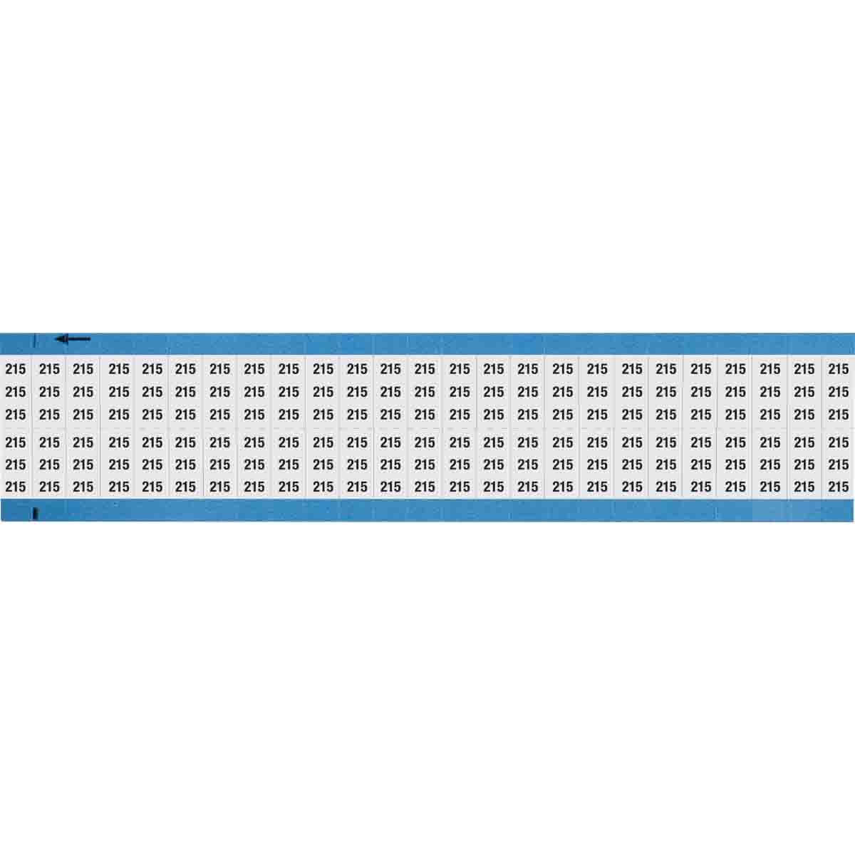 Wire Marker 0.75in H x 0.36in W, 215