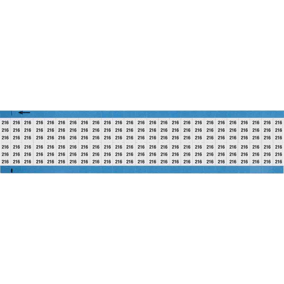 Wire Marker 0.75in H x 0.36in W, 216