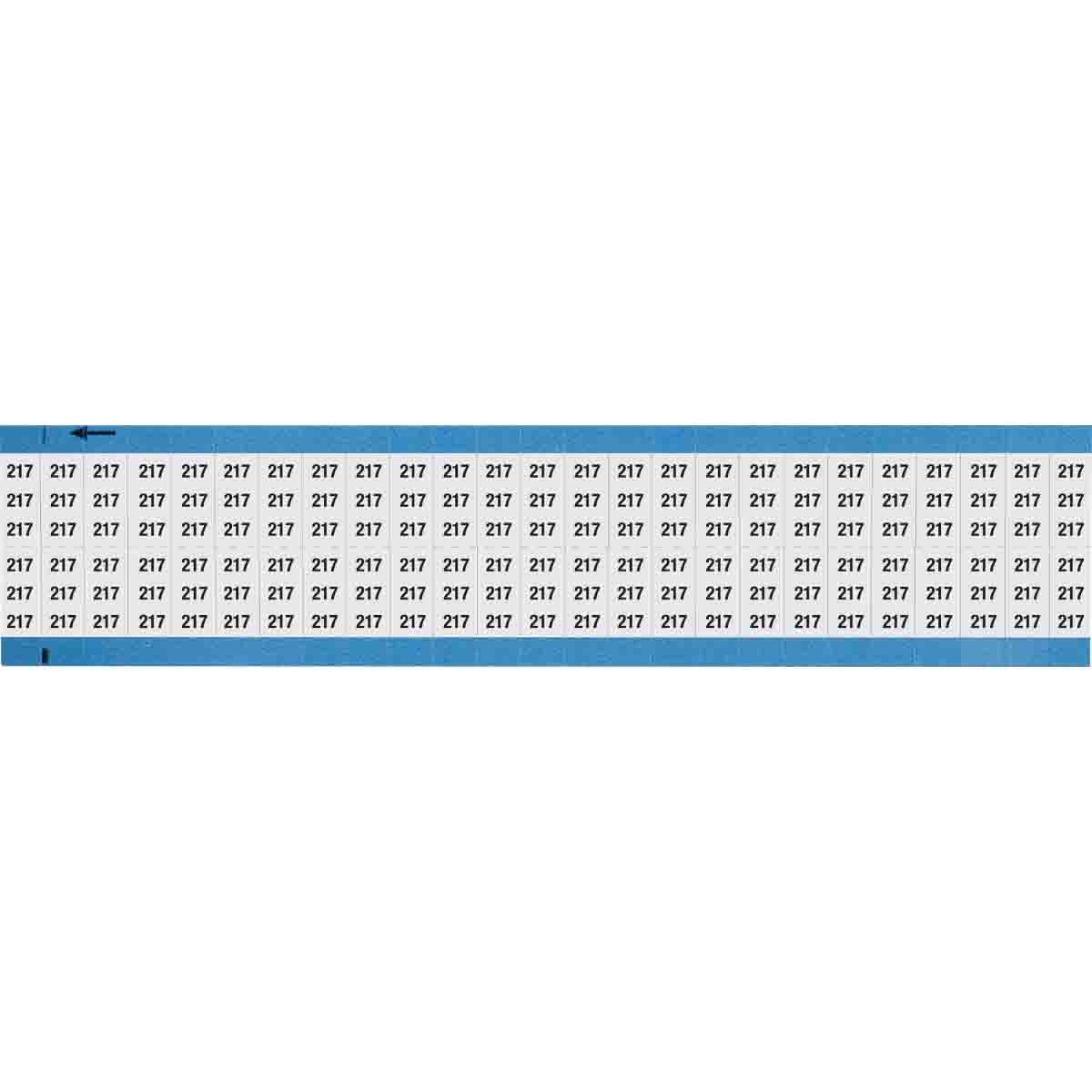 Wire Marker 0.75in H x 0.36in W, 217