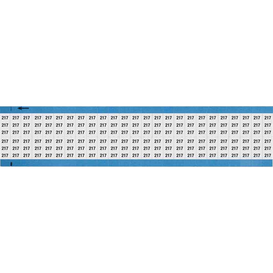 Wire Marker 0.75in H x 0.36in W, 217