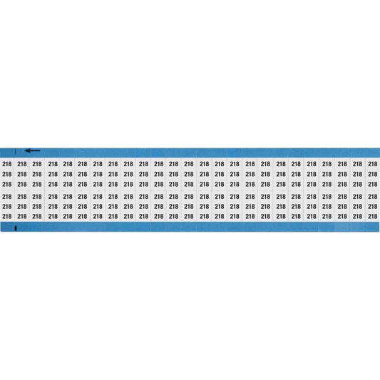 Wire Marker 0.75in H x 0.36in W, 218